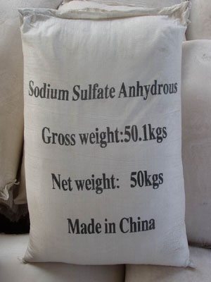 Product:Sodium Sulphate Used as filler of detergent, making of sodium 
